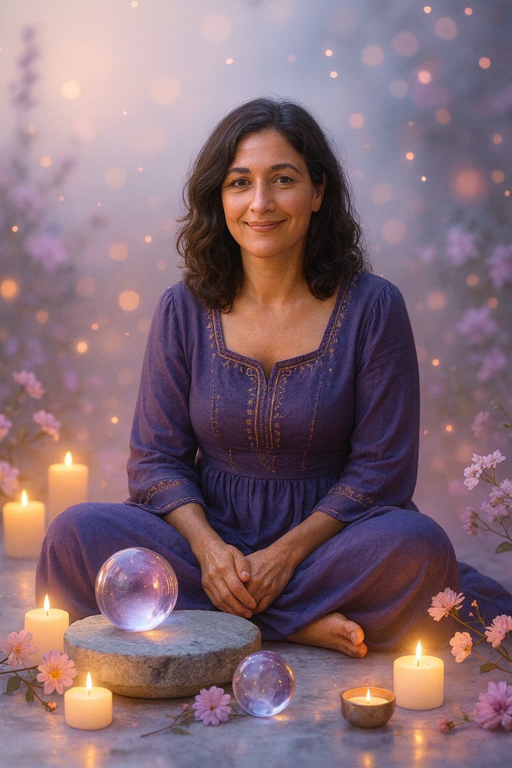 Portrait d’Elara, votre guide spirituelle